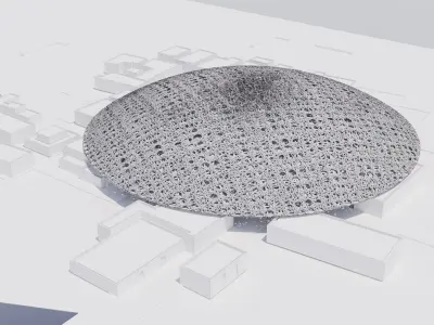 Louvre Abu Dhabi 3D model
