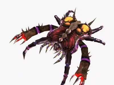 Spaceship Guard Low-poly 3D model