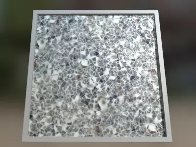 White and Grey Paladian Mosaic Texture
