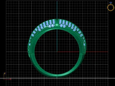Women Ring 3DM Womens Ring 3d models 3D print model 3D print model 71