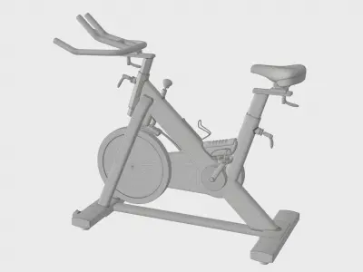 Spin Bike Eurofit S20 BLENDER 3D Model Cycles 3D model