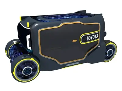 Autonomous vehicle 3D model