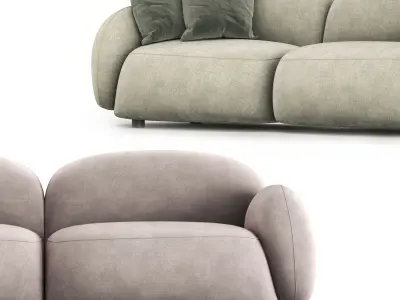 Sundae Sofa 3D model