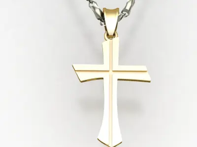 Jesus Cross D34 3D print model