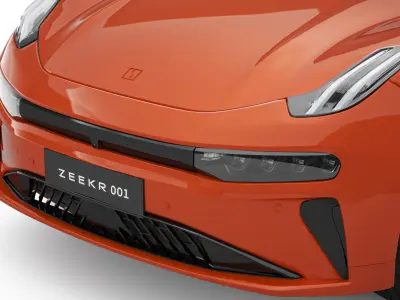 2025 Zeekr 001 With Interior 3D model