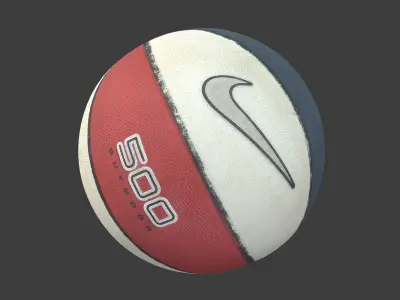 Basketball Nike 500 Outdoor Low-poly 3D model