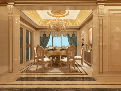 luxury home interior 3D model