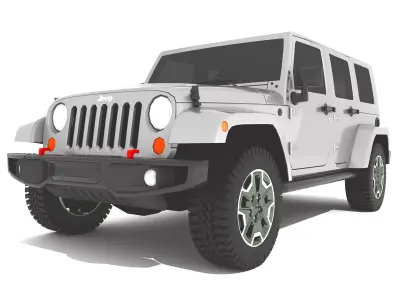 Jeep Commander 4K 3D model