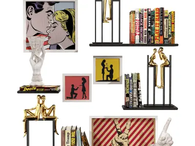 Decor set 30 3D model