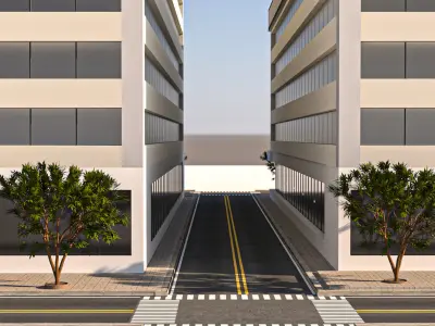 Office Building 3D model 430