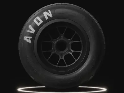 AVON Group C ACB9 Tire Real World Details 3D model