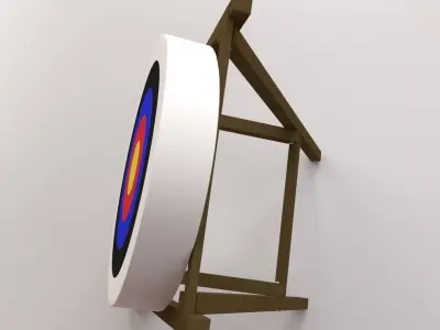Archery Target 3D model
