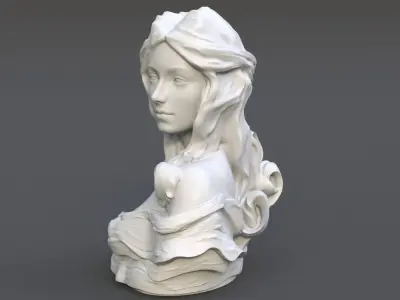 Female Bust Statue 220527 3D print model