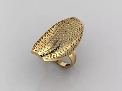 Women Plain Ring Ready STL Models Womens Ring 3d models 3D print model 16