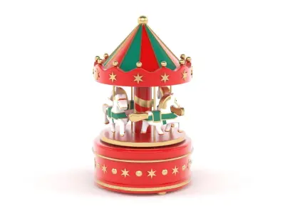 Carousel Music Box 3D model