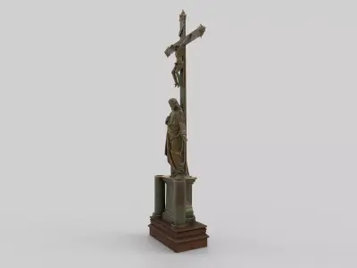 jesus candle holder  3D model