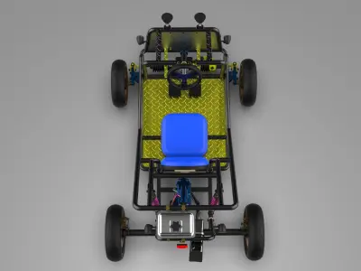 DIY Mini Car 3D print model