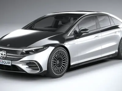 Mercedes EQS AMG 2021 3D model
