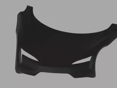 Front Bumper Tesla Roadster 2020 Low-poly 3D model
