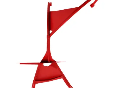 Flamingo sculpture 3D model