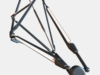 Chandelier Becbrittain SHY 15 3D model