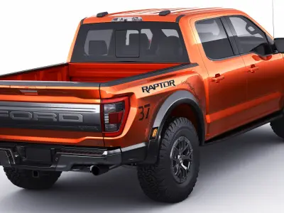 Performance Pick-up F-150 2021 Raptor 3D model