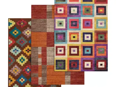 Rug Set 1880 3D model