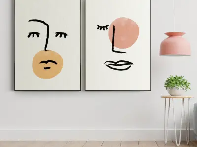 Photo Frame 40 Low-poly 3D model