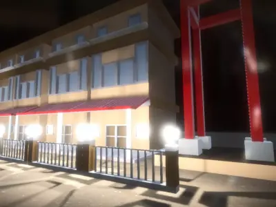  Modular Pack Low Poly Low-poly 3D model