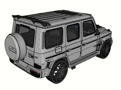 Mercedes-AMG G63 Brabus 3D model