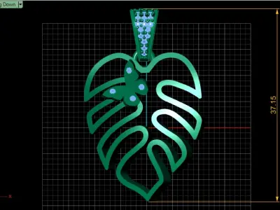 CUTE PENDANT 3D PRINTALE MODEL  3D print model