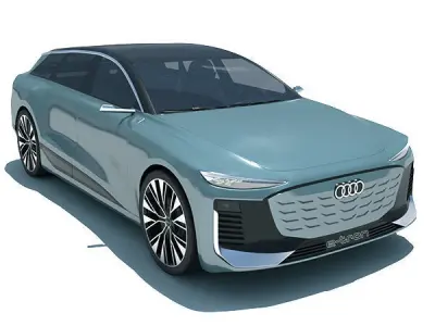 Audi A6 Avant e-tron 2024 3D model