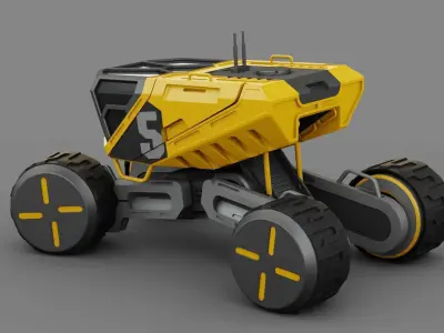 PLANET EXPLORER R20 RIGGED 3D model