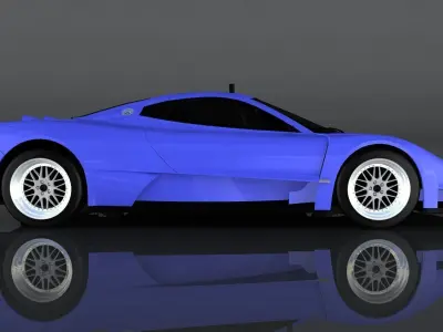 Joss JT1 Low-poly 3D model