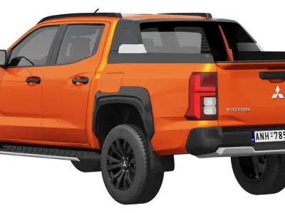 Mitsubishi L200 Triton Athlete 2024 3D model