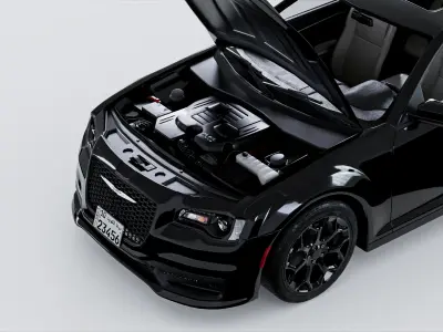 Chrysler C300 2020 Low-poly 3D model