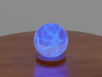 Plasma Orb Free low-poly 3D model