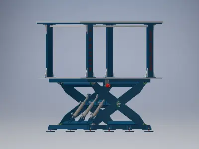 Scissor Lift Cardok Multi Double your space 3D model