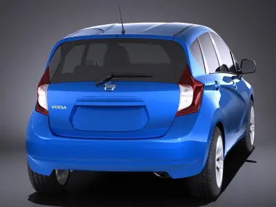 Nissan Versa 2016 USA VRAY 3D model