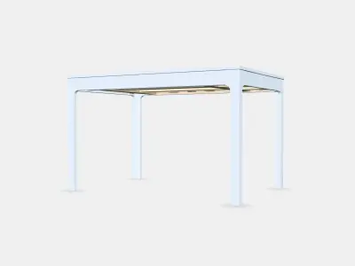 EKEDALEN extendable table Low-poly 3D model