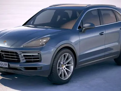 Porsche Cayenne 2018 3D model