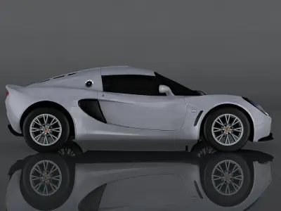 Lotus Exige Cup 240 Low-poly 3D model