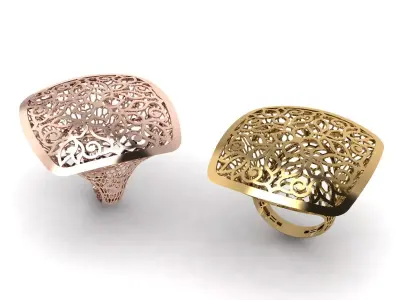 Umbrella Ring 3D print model