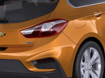 Chevrolet Cruze RS hatchback 2016 VRAY 3D model