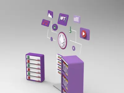 NFT 3D person Free low-poly 3D model