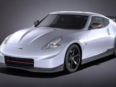 Nissan 370z Nismo 2014 VRAY 3D model