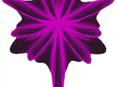 Sri Yantra - 3D Fractal Geometry  Free low-poly 3D model