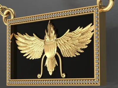 Zoroastrian Symbols 3D print model