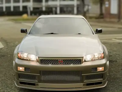 Nissan Skylline R-34 GTR 3D model