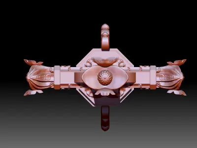 3d model of the cross 3D model